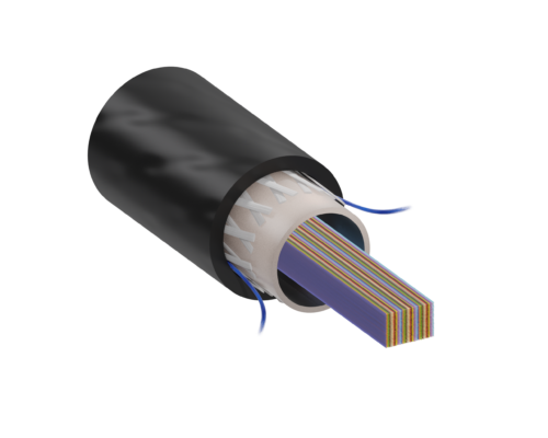 Indoor/Outdoor Riser Ribbon Fiber Cable